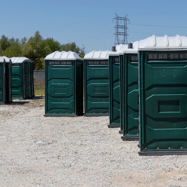 will someone be on-site to set up and take down the event portable toilets